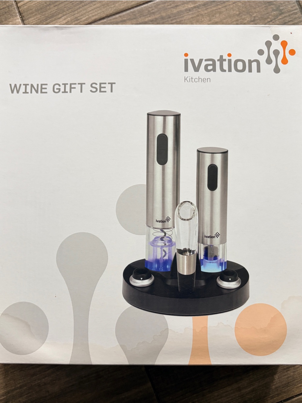 Stainless Steel Silver Wine Gift Set